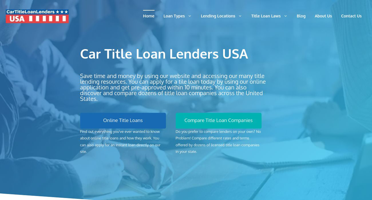 Car Title Loan Lenders USA