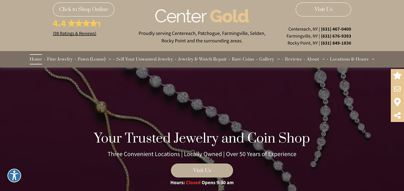 Center Gold