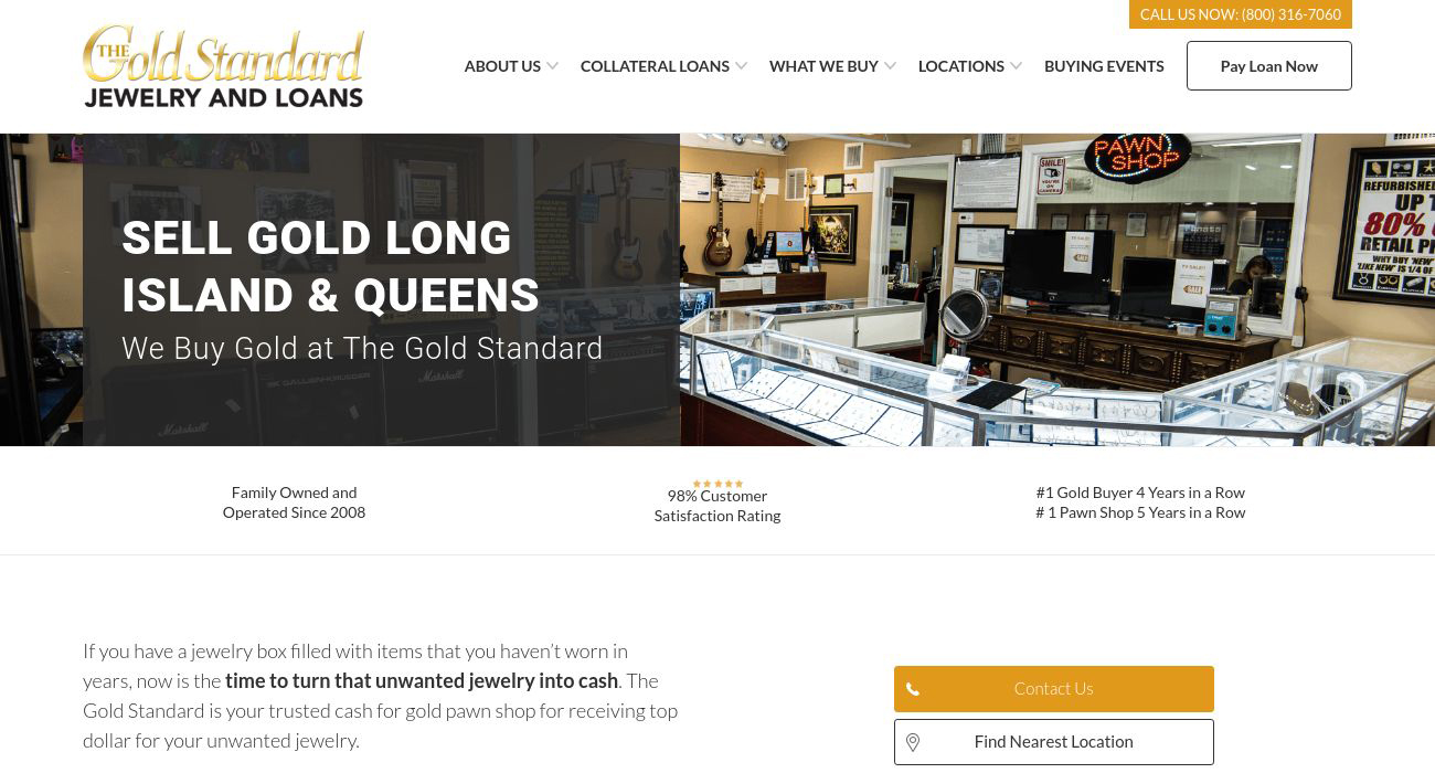 The Gold Standard Jewelry and Loans