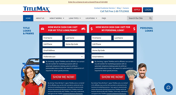 TitleMax Title Secured Loans